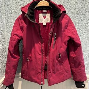 Obermeyer Rylee Maroon Snow Jacket Teen 10/12 (Medium)